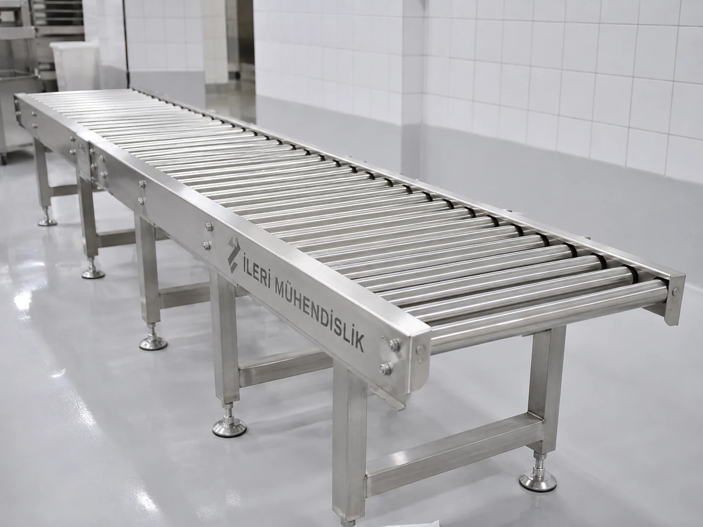 Paslanmaz avare rulolu konveyör
