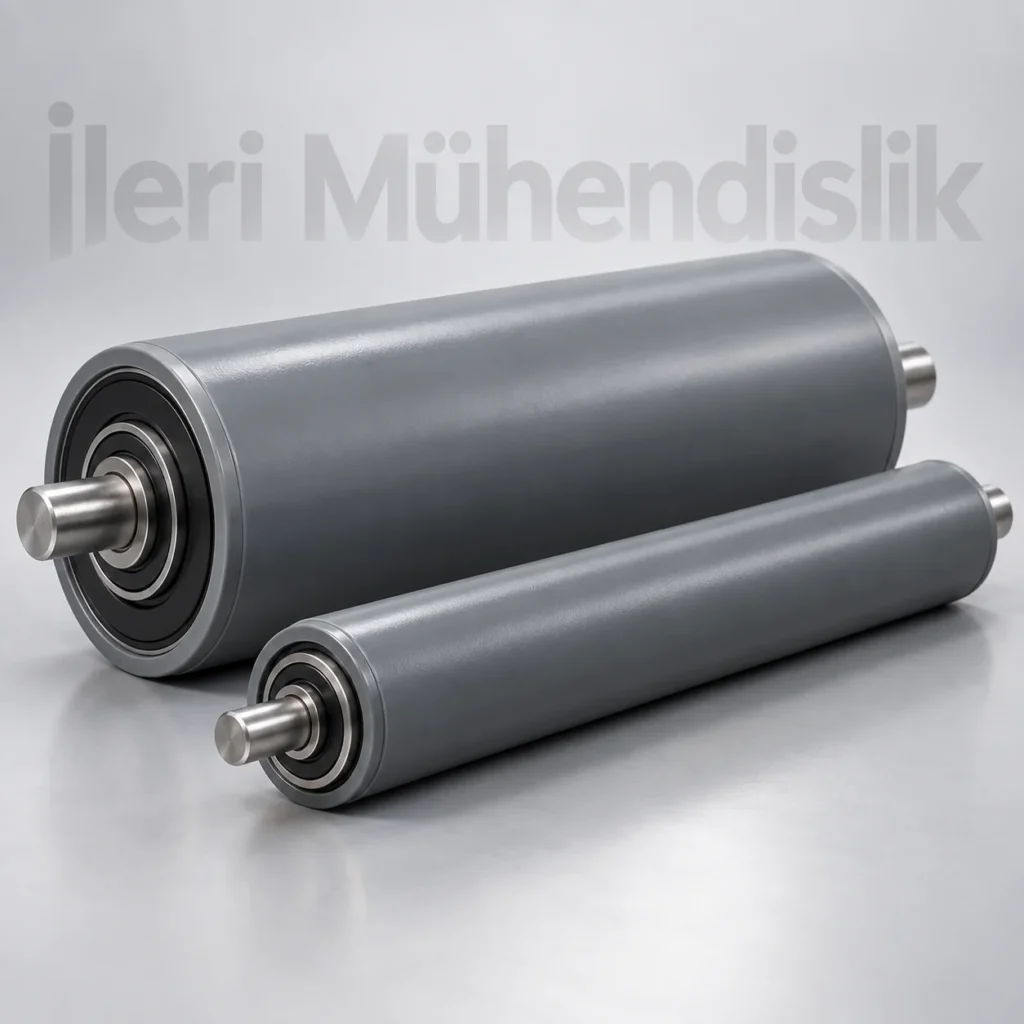 Kauçuk Kaplı Konveyör Rulosu